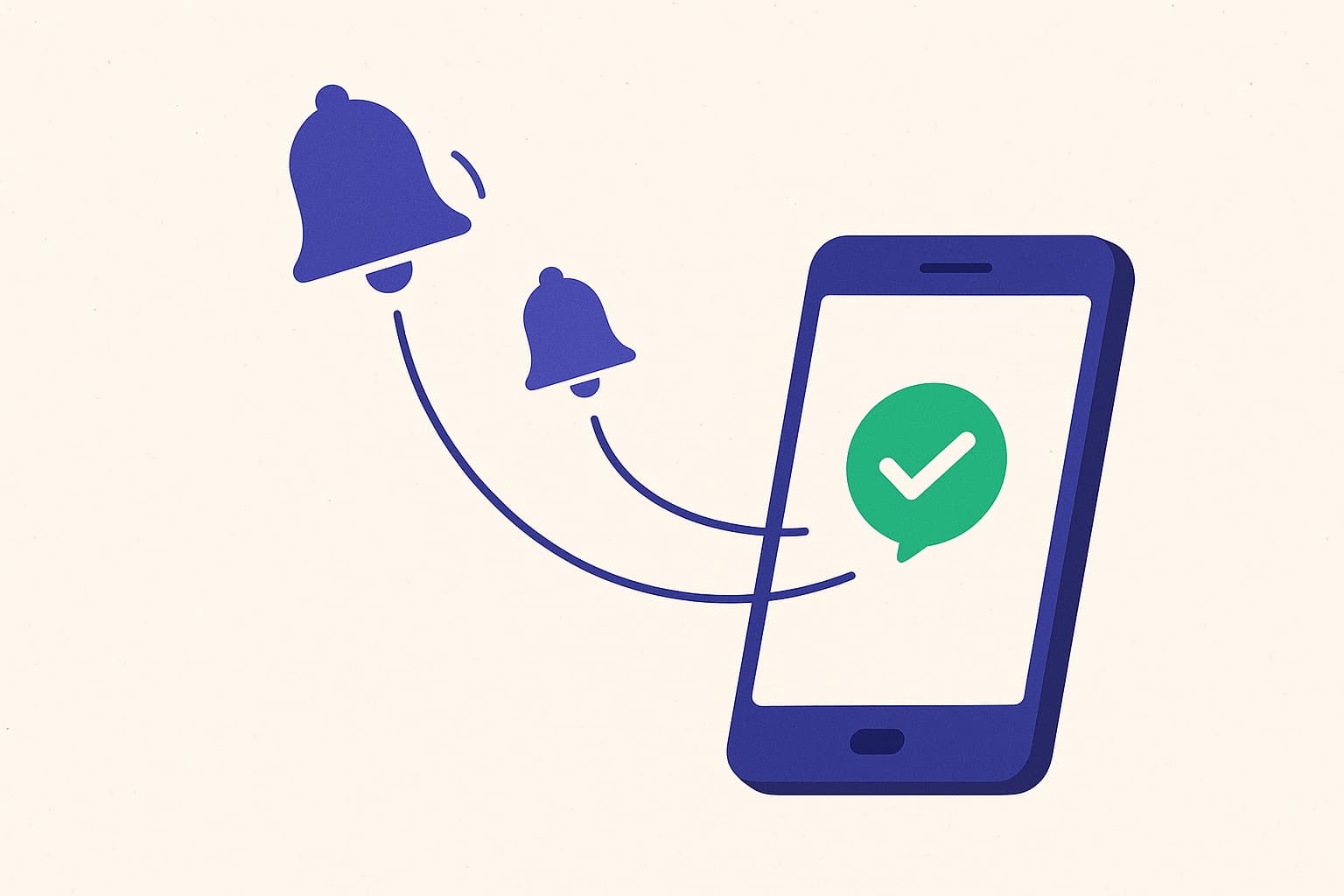 Dois lembretes automáticos chegando ao celular do cliente em momentos diferentes e terminando em confirmação de presença